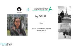 ParisTech Alumni : A la rencontre d'Ivy Sousa, ancienne élève d'AgroParisTech